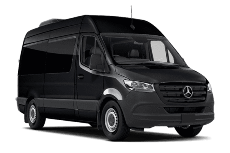 Minibus for a group airport transfer